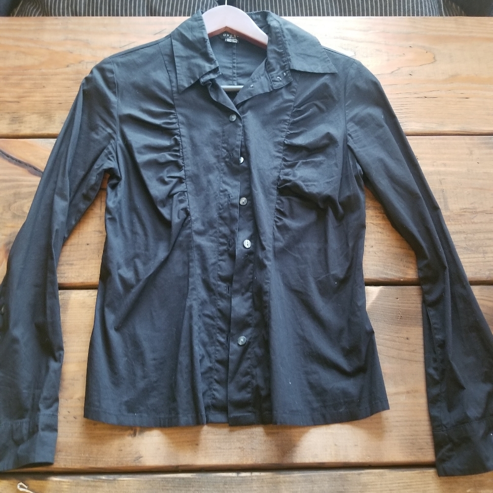 Guess Black Button down Shirt